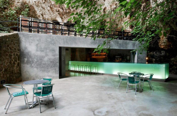 Bar in the Caves of Porto Cristo, Majorca, Spain, A2arquitectos