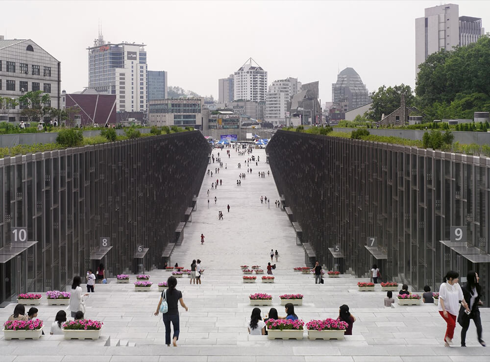 Ewha Womans University, Seoul, South Korea, Dominique Perrault Architecture