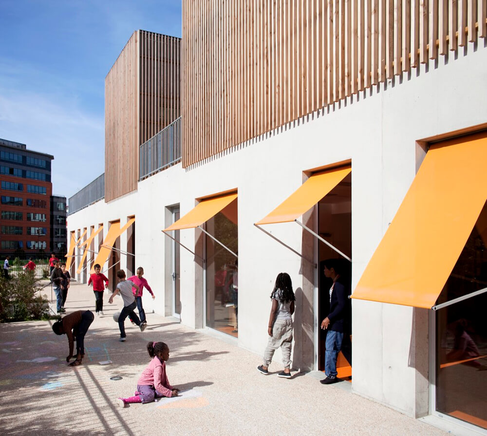 Gavroche Centre for Children, Saint-Ouen, France, SOA Architectes