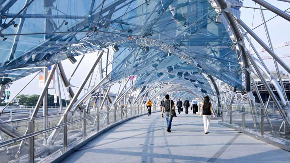 Helix Bridge, Singapore, Cox Architecture, Architects 61