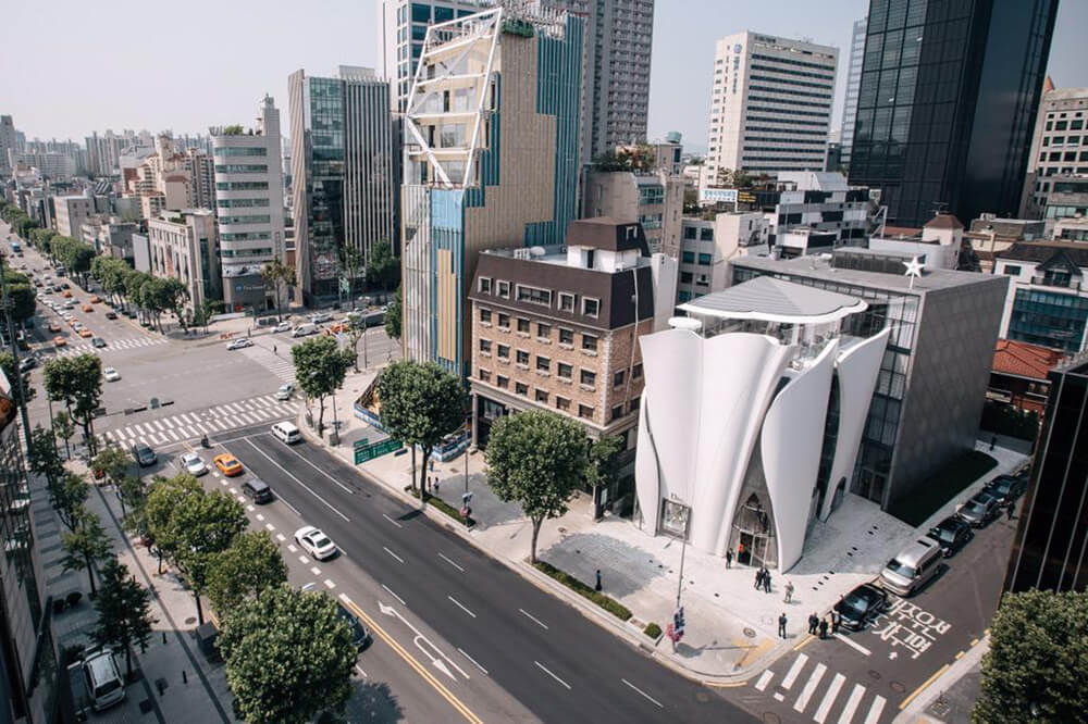 House of Dior in Seoul, South Korea, Christian de Portzamparc