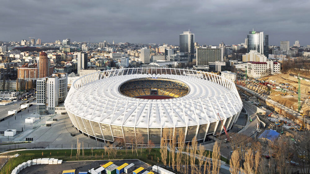 Kiev Olympic Stadium, Kiev, Ukraine, Von Gerkan, Marg und Partner