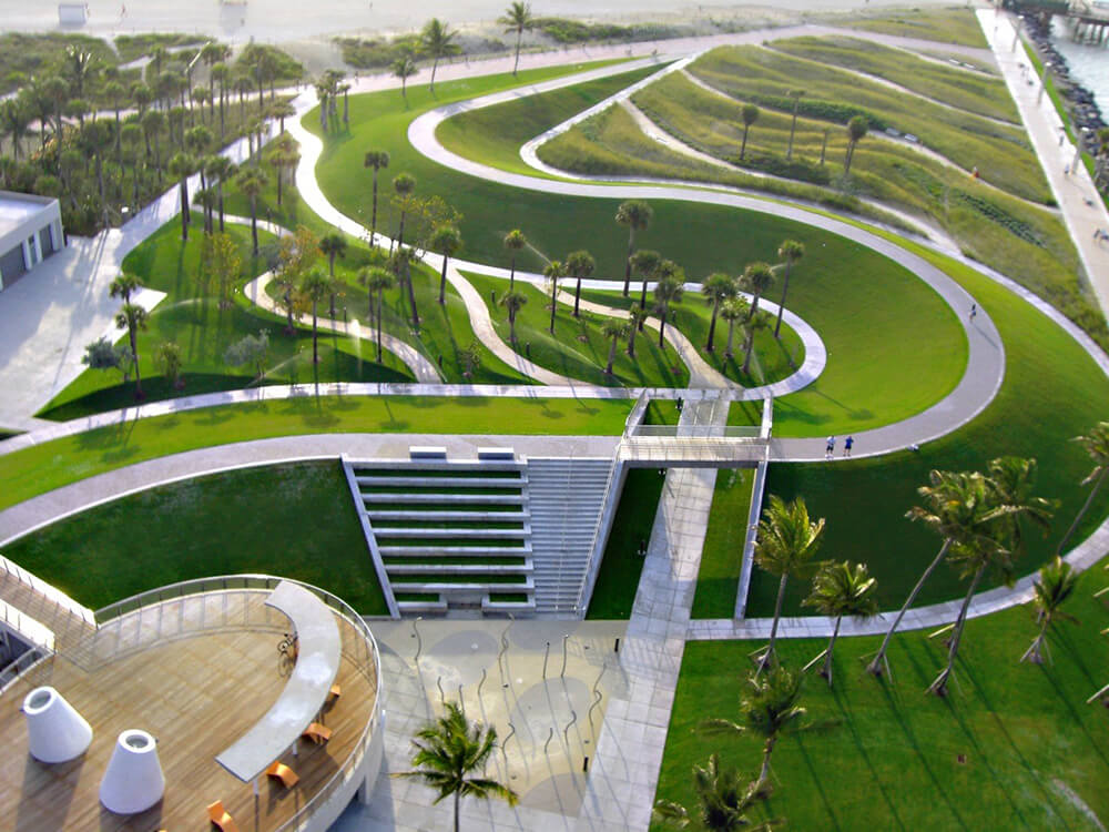 South Pointe Park, Miami Beach, Florida, United States, Hargreaves Associates