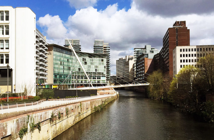 Trinity Bridge, Manchester, United Kingdom, Santiago Calatrava