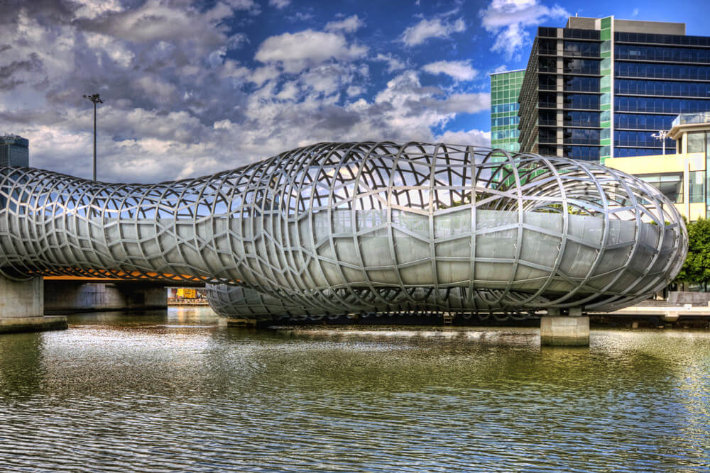Webb Bridge, Melbourne, Australia, Denton Corker Marshall