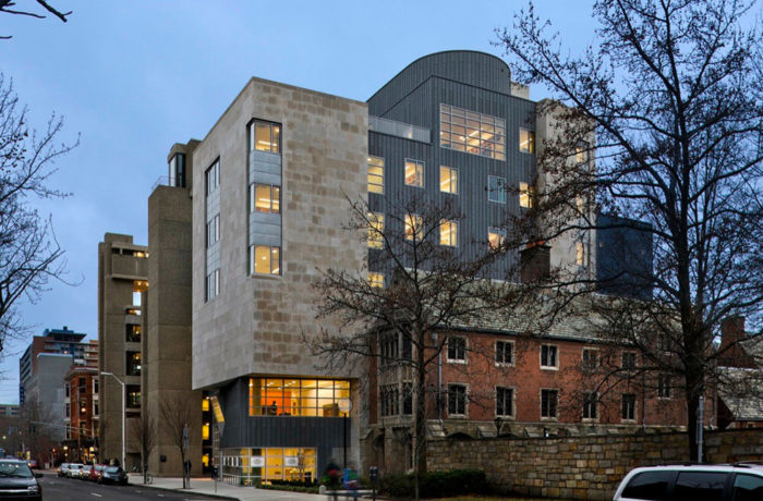 Yale Arts Complex, New Haven, Connecticut, United States, Gwathmey Siegel & Associates Architects