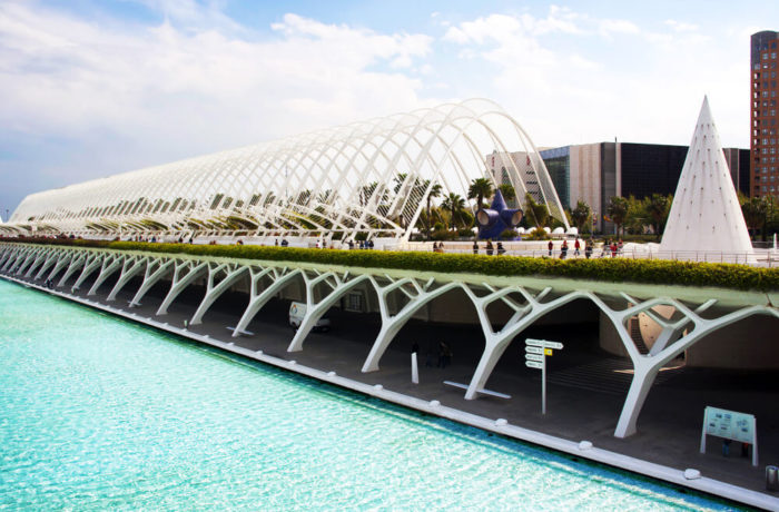 L'Umbracle, Valencia, Spain, Santiago Calatrava
