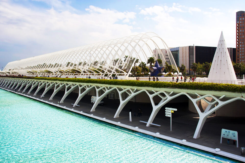 L'Umbracle, Valencia, Spain, Santiago Calatrava