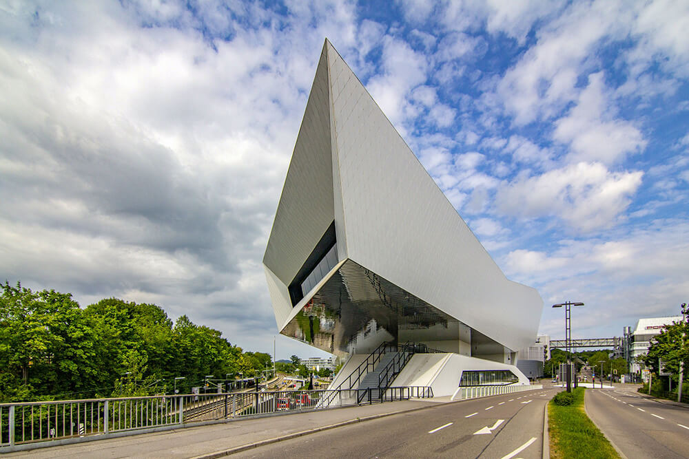 Porsche Museum, Stuttgart, Germany, Delugan Meissl Associated Architects