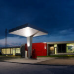 Gazoline Petrol Station, Cuneo, Italy, DaMilano Studio