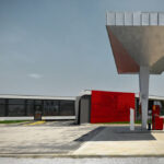 Gazoline Petrol Station, Cuneo, Italy, DaMilano Studio