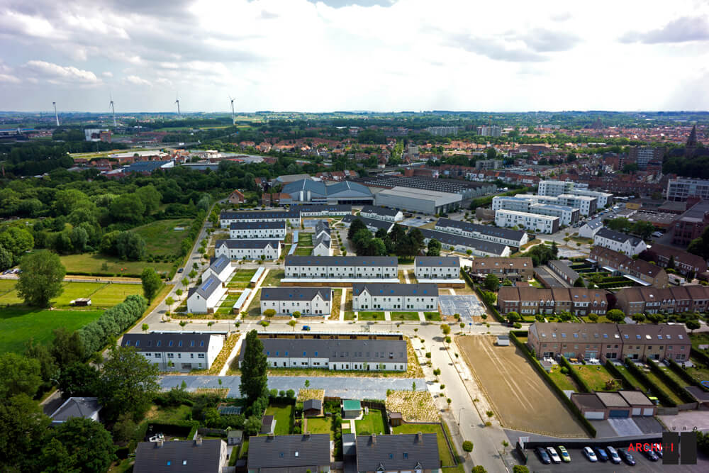 Social Housing Estate Venning Kortrijk, Kortrijk, Belgium, B2Ai