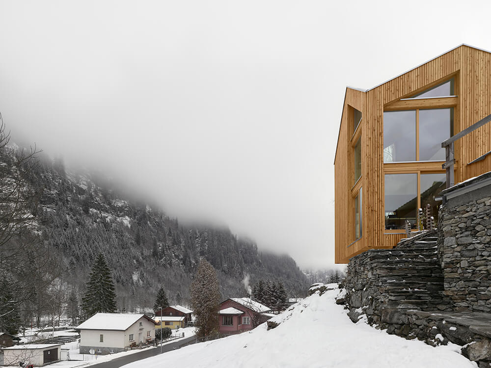 Swisshouse XXXV, Rossa, Switzerland, Davide Macullo Architects