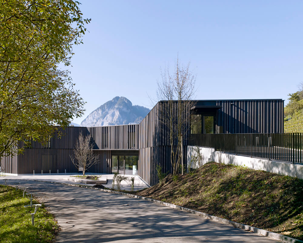 Library-Game Library & Municipality Administration in Spiez, Spiez, Switzerland, Bauzeit Architekten