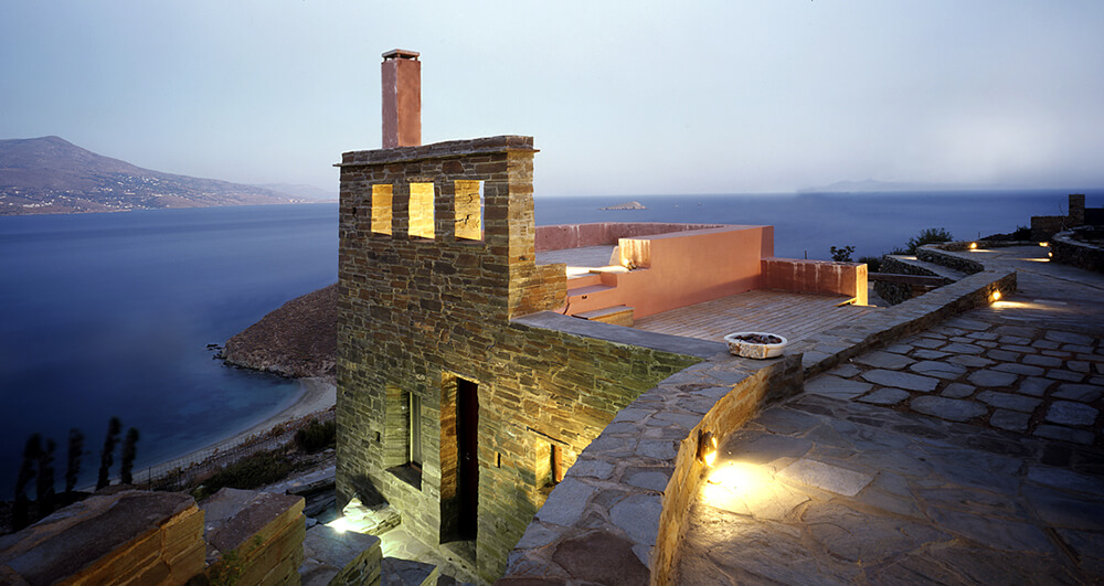 Summer House on Andros Island, Andros, Greece, Couvelas Architects