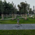 Revitalisation of Husův Park in Prague – SUPERPOWER WALL, Czech Republic, S K U L L studio