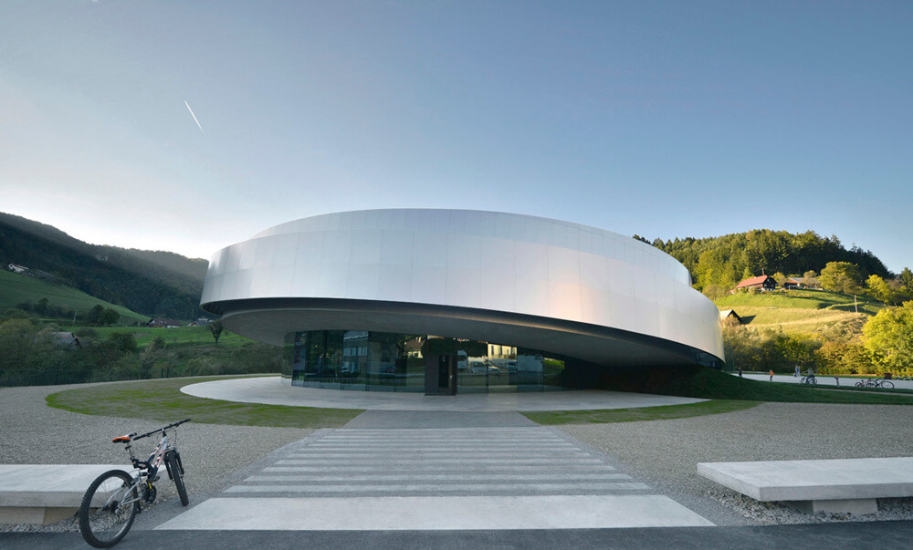 Cultural Center of EU Space Technologies, Vitanje, Slovenia, dekleva gregorič architects, Bevk Perović arhitekti, OFIS arhitekti, SADAR+VUGA