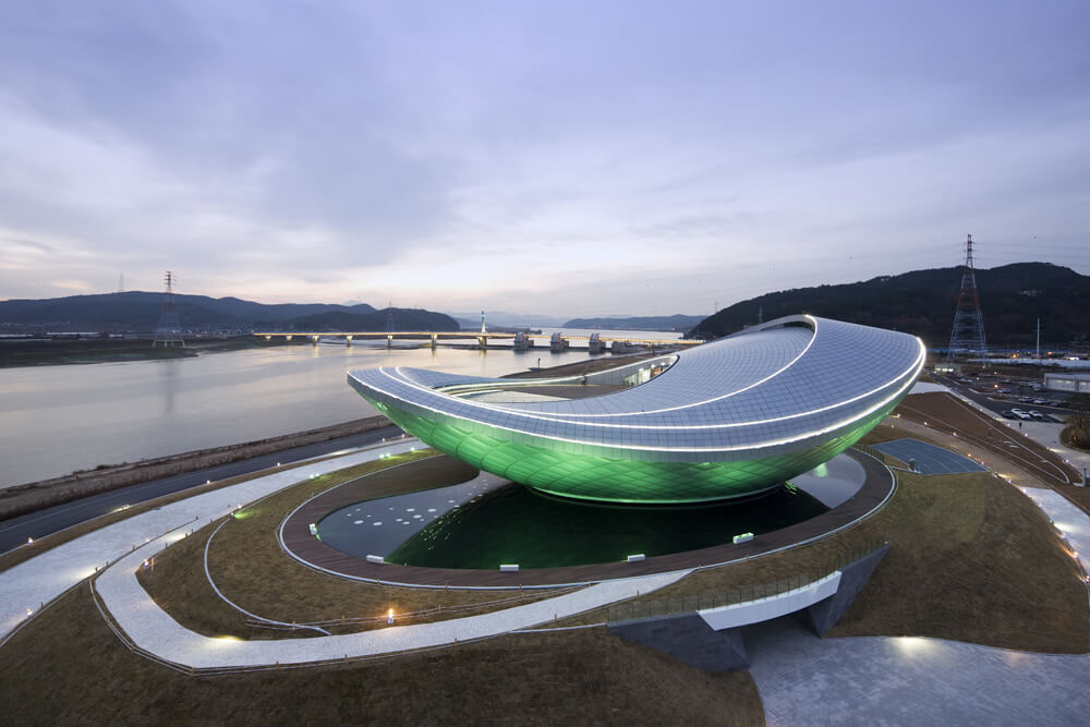 The ARC-River Culture Multimedia Theater Pavilion, Daegu, South Korea, Asymptote